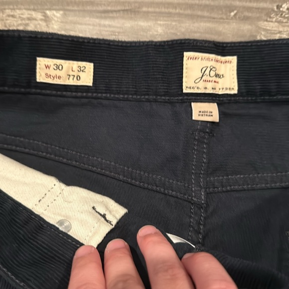 Men's straight corduroy pants style 770 - Picture 4 of 8